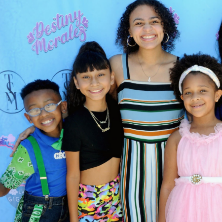 Destiny Morales celebrating her birthday with her friends. 